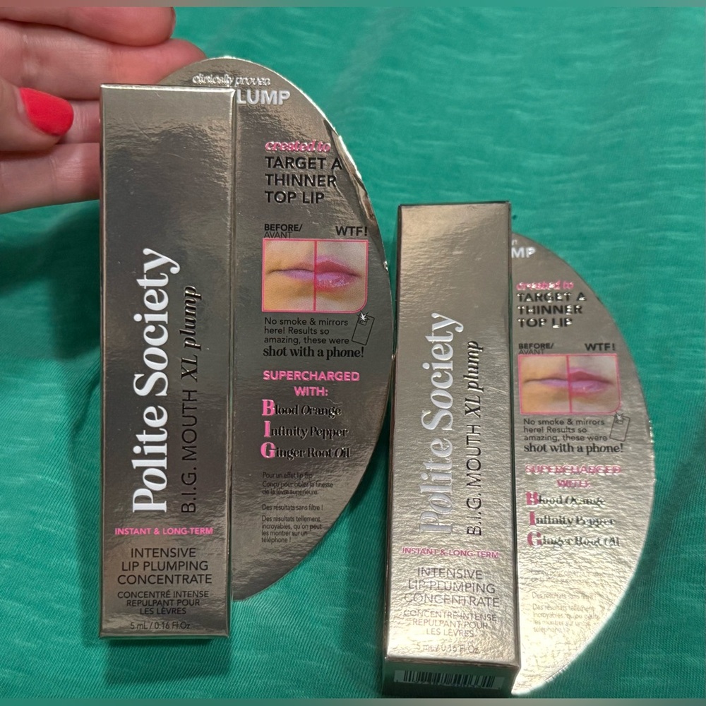 Polite Society big mouth XL Lip Plumping concentrate